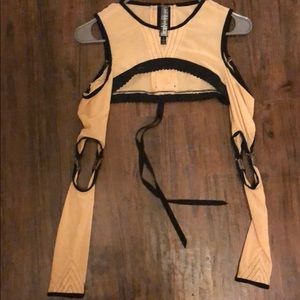 Lip service cyberpunk sheer top